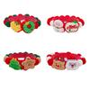 1Pcs Pet Ball Collar Christmas Tree Colorful Cat Dog Scarf Decorative Chain Safety Material Cute Snowman Elk Apple