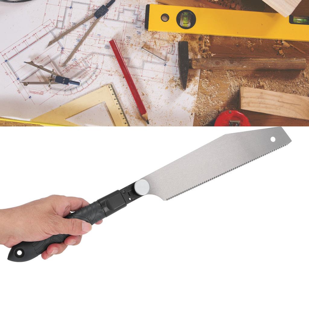 Small Hand Saw Set SK5 Steel Blade Silicone Handle Tree Pruning Saw for Woodworking