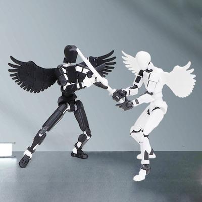 Ruchomy Robot Shapeshift z Wieloma Punktami Artykulacji, Manekin 3D Drukowany, 13 Figurek Akcji, Zabawki dla Dzieci, Dorosłych, Rodziców i Dzieci