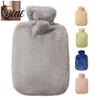 Durable Heat Pack PVC Hot Water Bottle with Plush Cover, 1000/2000ML Leakproof Bag, Leak Proof Bag Cold Compress Pouch for Shoulder, Back, Hand, Legs,