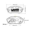 Motorcycle Speedometer Gauges Universal Motorcycle Speedometer Tachometer 195mm