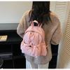 Canvas backpack women's large-capacity new leisure student schoolbag high-value lightweight travel backpack