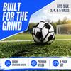 4pcs Elastic Reinforced Nylon Football Kick Trainer Football Juggling Net  For Juggling Practice