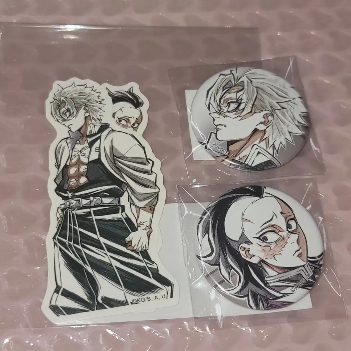 

Набор наклеек-значков для печенья Demon Slayer Sanemi Kenya Web