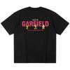 Garfield "TRUST ME" Front and Back Print Short Sleeve T-Shirt, American Streetwear Brand Heavyweight Cotton Loose Fit Oversized Couple Top