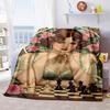 1pc Elegant Victorian-style Romantic Lady Blanket, Al Season Lightweigh Poster Blanket Home Office Outdoor Nap Multifunc Poster Blanketional Blanket