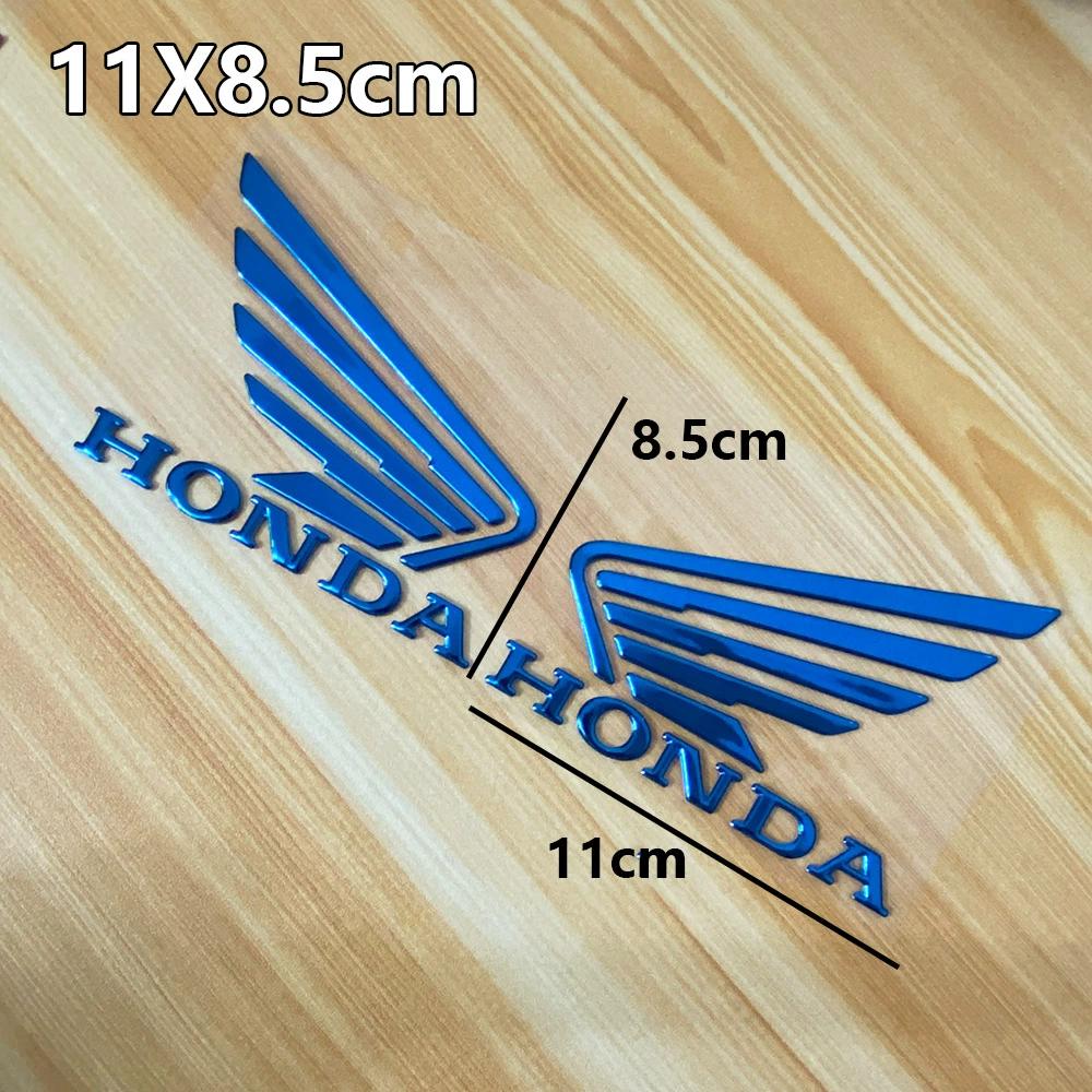CKU5 Honda Motorcycle Modification Set Logo 3D Sticker HONDA Electroplated Letter Label Waterproof Sticker Moto Accessories Cbr 600