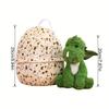 2 Ln 1 Dinosaur Plushies Dinosaur Egg Plush Toys With Wings Green Dinosaur Cuddly Hugging Sleeping Doll Funny Gift Kids Birthday