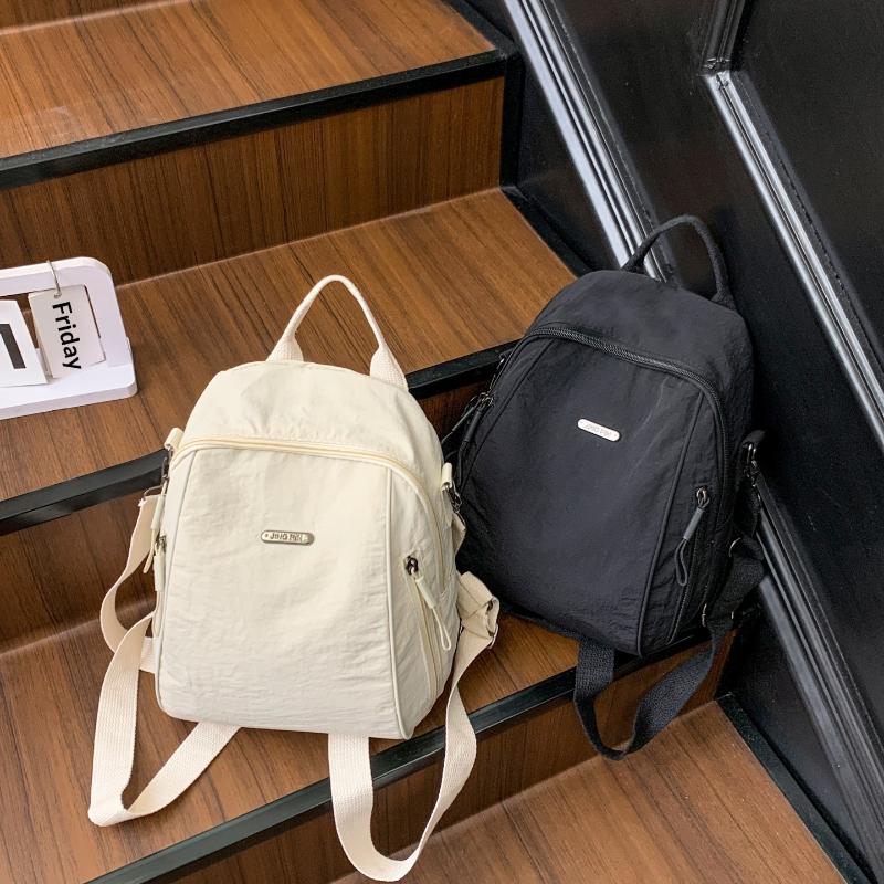 Korean Casual Lightweight Women Backpack Large Capacity for Daily Commuting Short Trip Weekend Getaway School