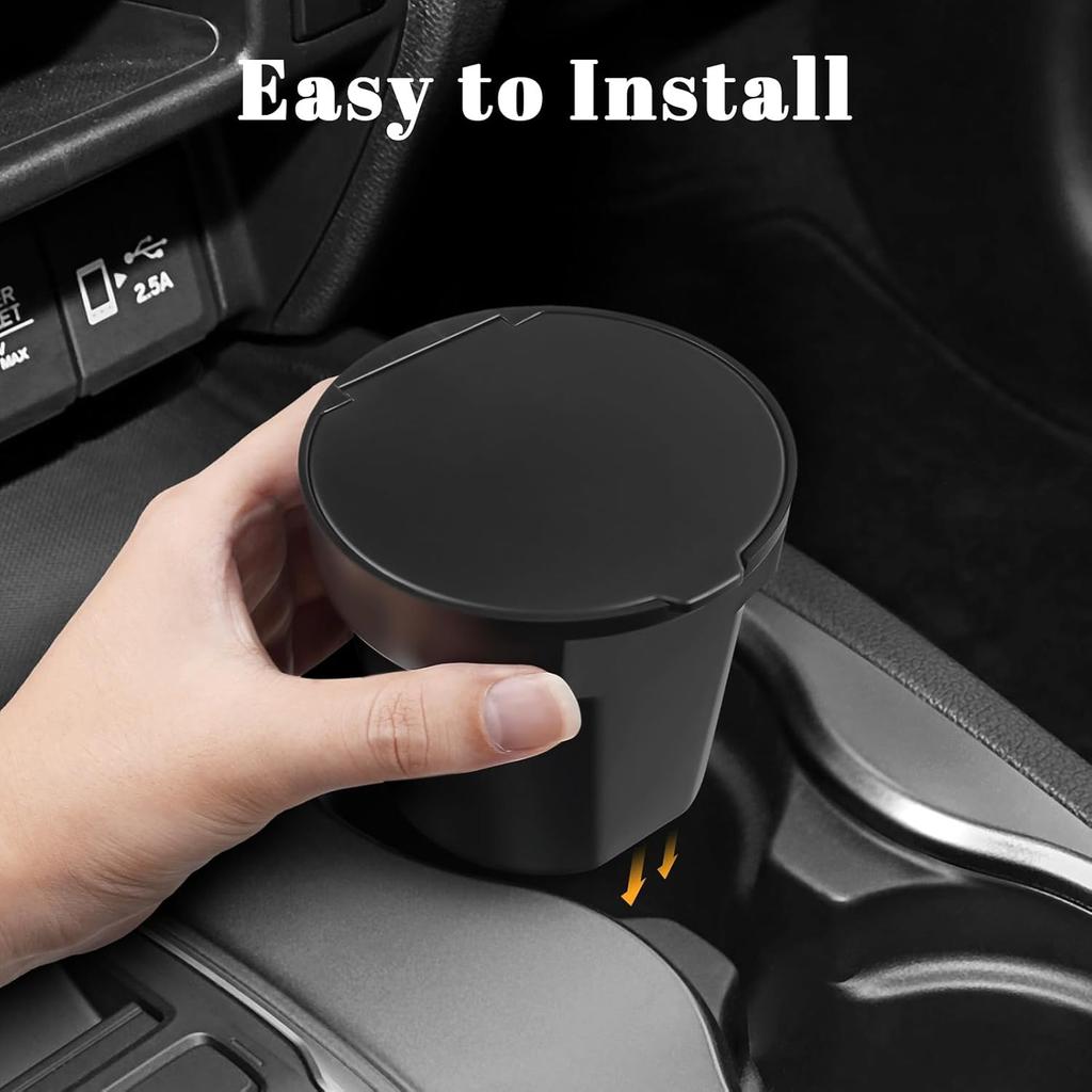 Center Console Cup Holder Compatible With Honda Pilot 2016- & Ridgeline - & Passport - Accessories ABS Material Ert Storage Box Interior Armrest