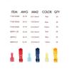 Cross T-Type Main Line Branch Wiring Clip Terminal Set
