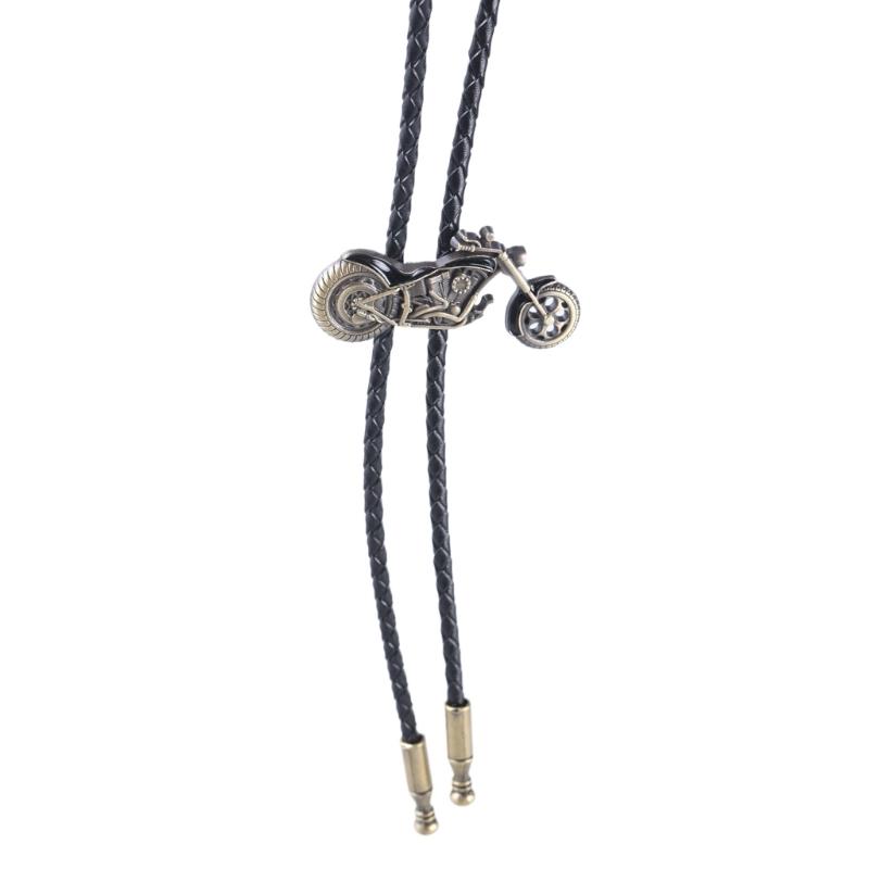 Изысканный мотоциклетный галстук-боло для мужчин Формальная встреча Карнавалы Вечеринка Мужчины Подростки Рубашка Свитер Костюм Джентльмен Галстук