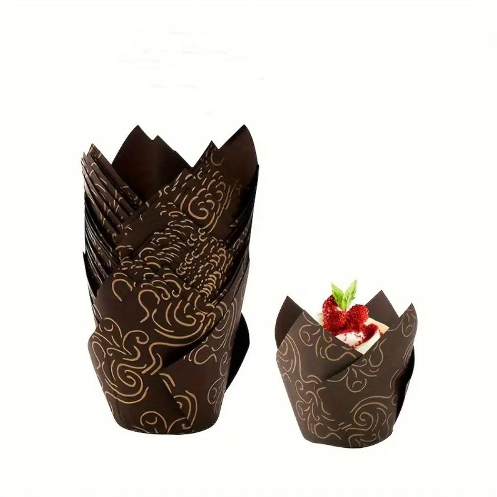 New DIY Cake Muffin Cups Bakeware Pastry Tools Cupcake Liners Tulip Baking Cup Party Supplies