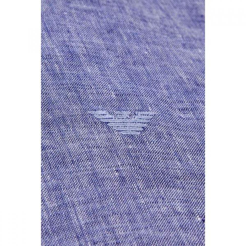 Emporio Armani Men S Long Sleeve Linen Shirt A516104010