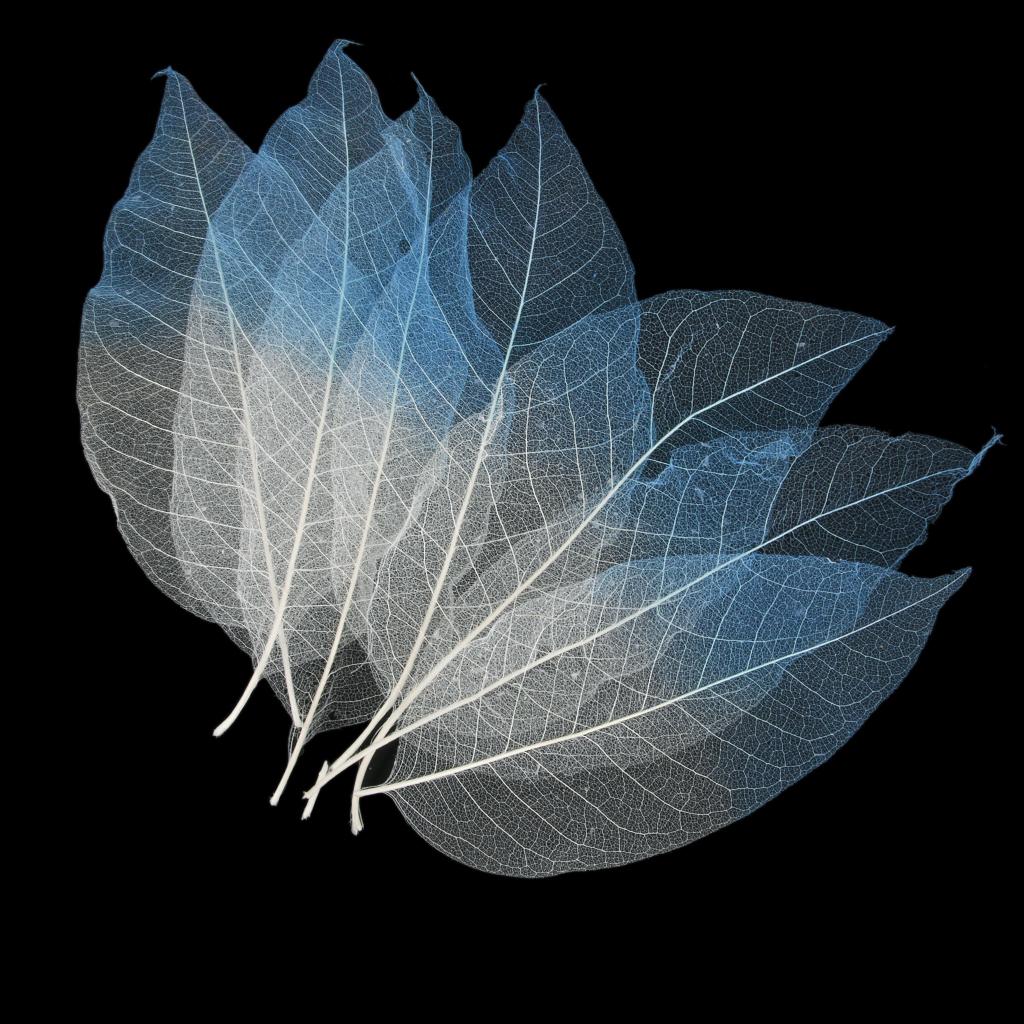 50 ks Přírodní magnóliové kostrové listy Listy Karta Scrapbook