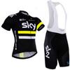 Mens Womens Cycling Jersey Bib Shorts Set Breathable Bike Wear Mountain Road Biking
