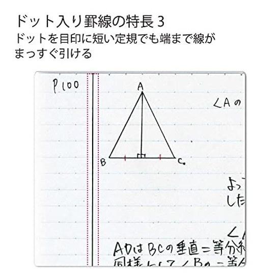 KOKUYO Campus Notebook B5 Dots B Rule 5-Color Pack Gray AM No-3CBTNX5-1