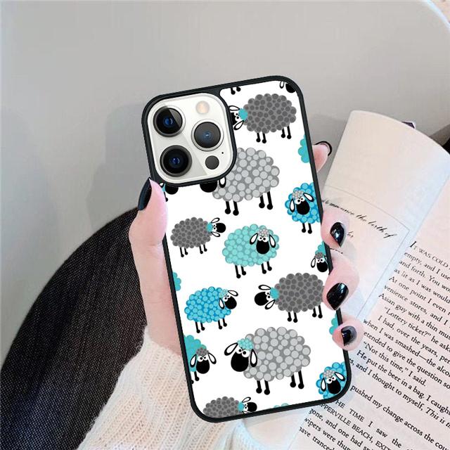 Colorful Sheep Coque Shell For iPhone 17 Air 15 16e 14 13 12 Pro Max 11 Pro Max Plus Phone Case Cover