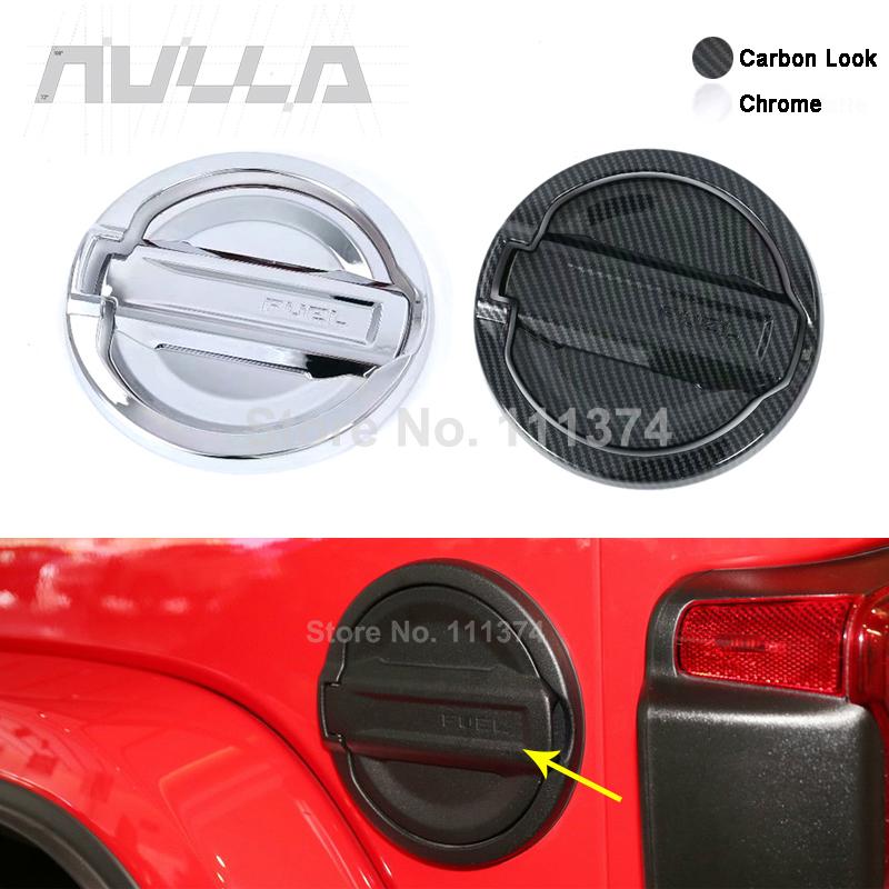 

Для Jeep Wrangler JL 2018 - 2022 2023 Крышка топливного бака для масла Защита Декор Крышка Отделка Внешний вид Карбоновый Вид Хромированный автомобиль