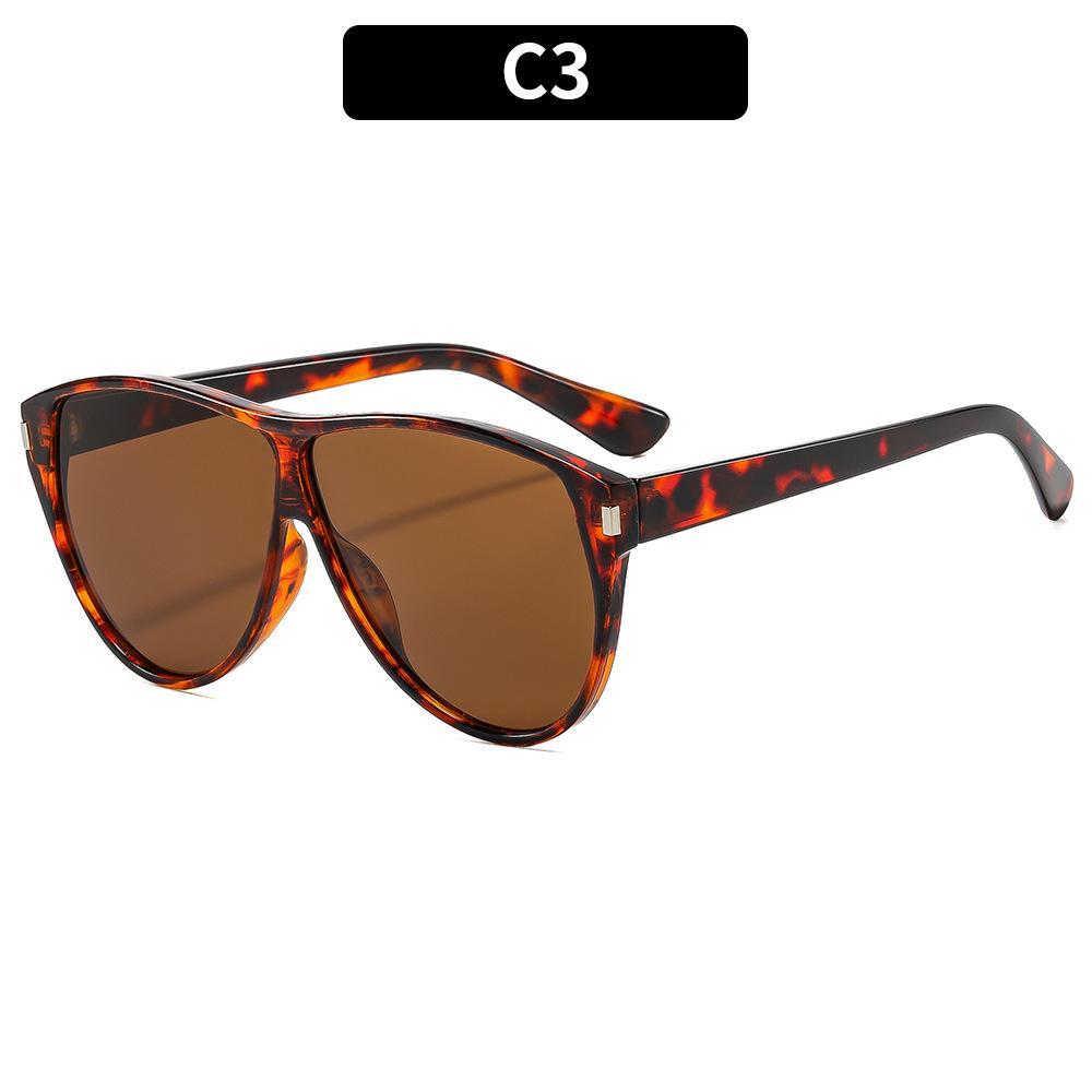 Fashion new big frame trend sunglasses high sense Internet celebrity casual sunglasses personalized versatile glasses