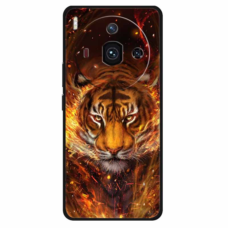 Für Nubia Z50S Pro Hülle Mode Schutz Silikon Bemaltes TPU Hülle für ZTE Nubia Z50S Pro 5G Cover NX713J Süß Weich Löwen