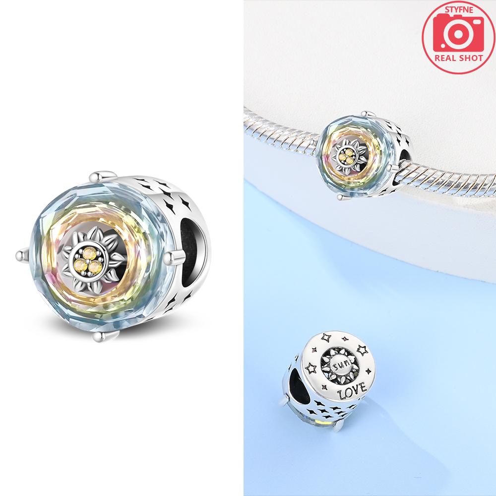 

Charms Copper Original Colorful Seesaw Perfume Bottle Carousel Life Pendant Beads Fit Bracelet Women Jewelry Diy Gift