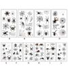 10 Pieces Stickers Sexy 3D Spider Embellishment Transfer Tattoos Halloween Role-playing Parties Women Kids