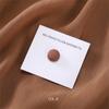 New 54color Matte Silk Scarf Hijab Magnet Brooch Strong Magnetic Buttons Round Shawl Dual-use Collar Clip Cufflinks