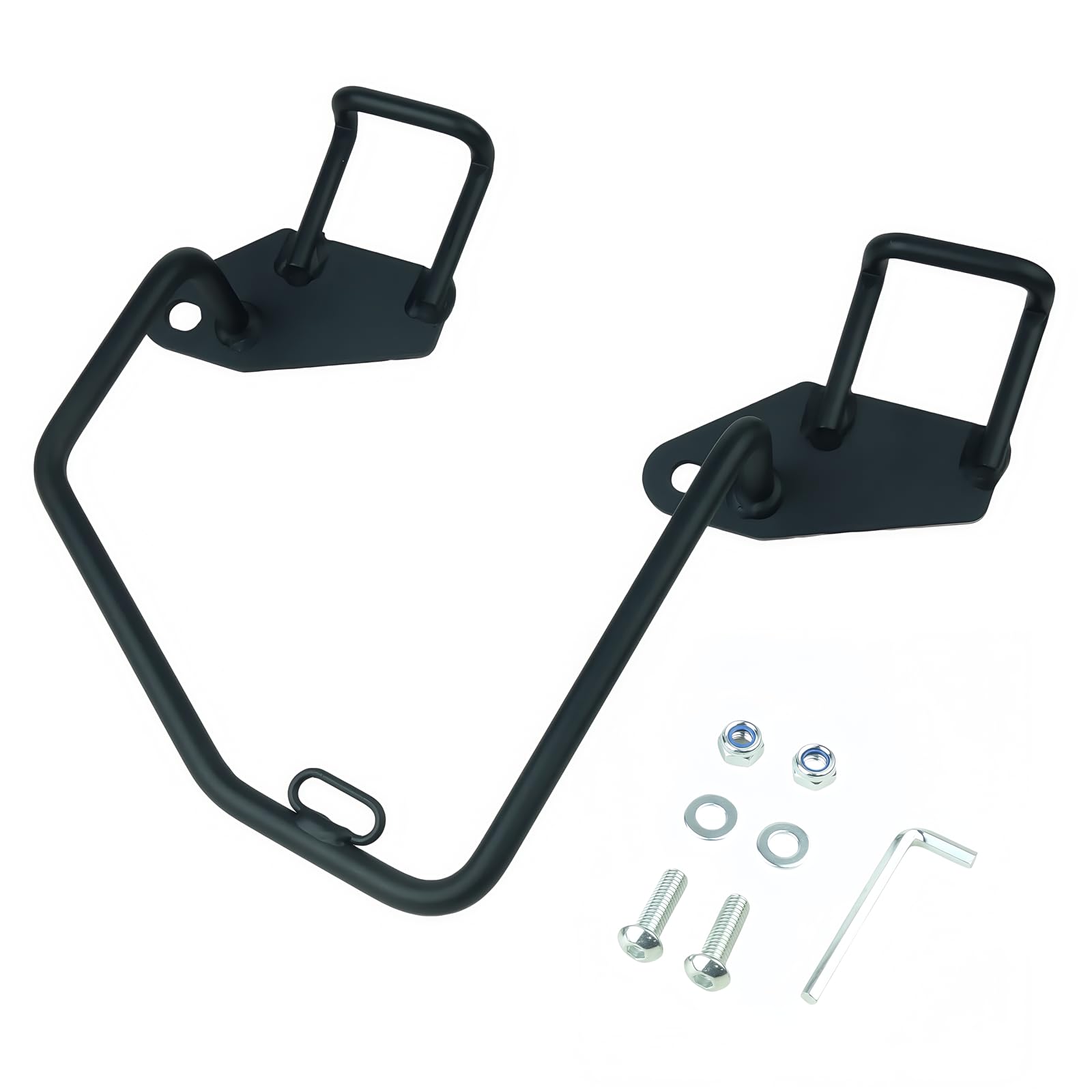 

EMLIAUMU Боковая поддержка сумки для Rebel Левая Высокая Совместимая с поддержкой кофров 250/500, Боковая, Прочность, Черный, Мотоциклы 2020-2023 годов,