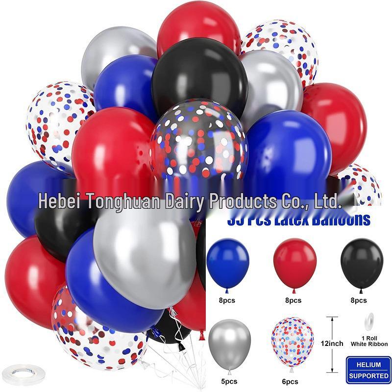 Set di 35 Palloncini Colorati con Paillettes da 12 Pollici per Decorazioni di Feste di Compleanno