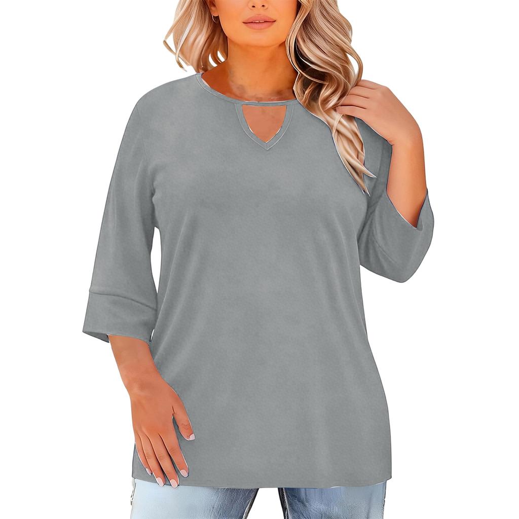 Women's Fashionable Short Sleeve Elegant Commuting And Casual Top