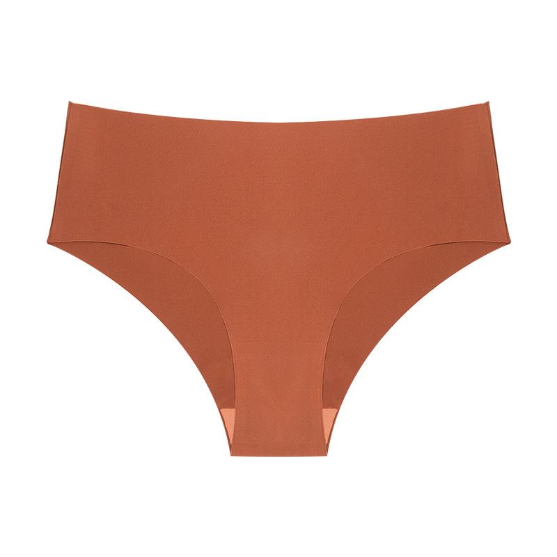 Seamless Panties for Women Ice Silk Low Waist Underwear Breathable Soft Lingerie for Female Sexy Solid Underpants