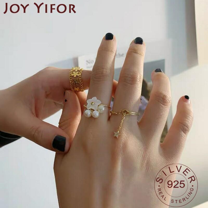 Copper New Simple Design Rings Heart Tassel Shape Retro Distressed Opening Handmade Ring Fashion Fine Jewelry