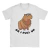 Kawaii Capybara Animal Tshirts Unisex Unisex Novelty 100 Cotton Tees Round Neck Short Sleeve T Shirt Gift Tops