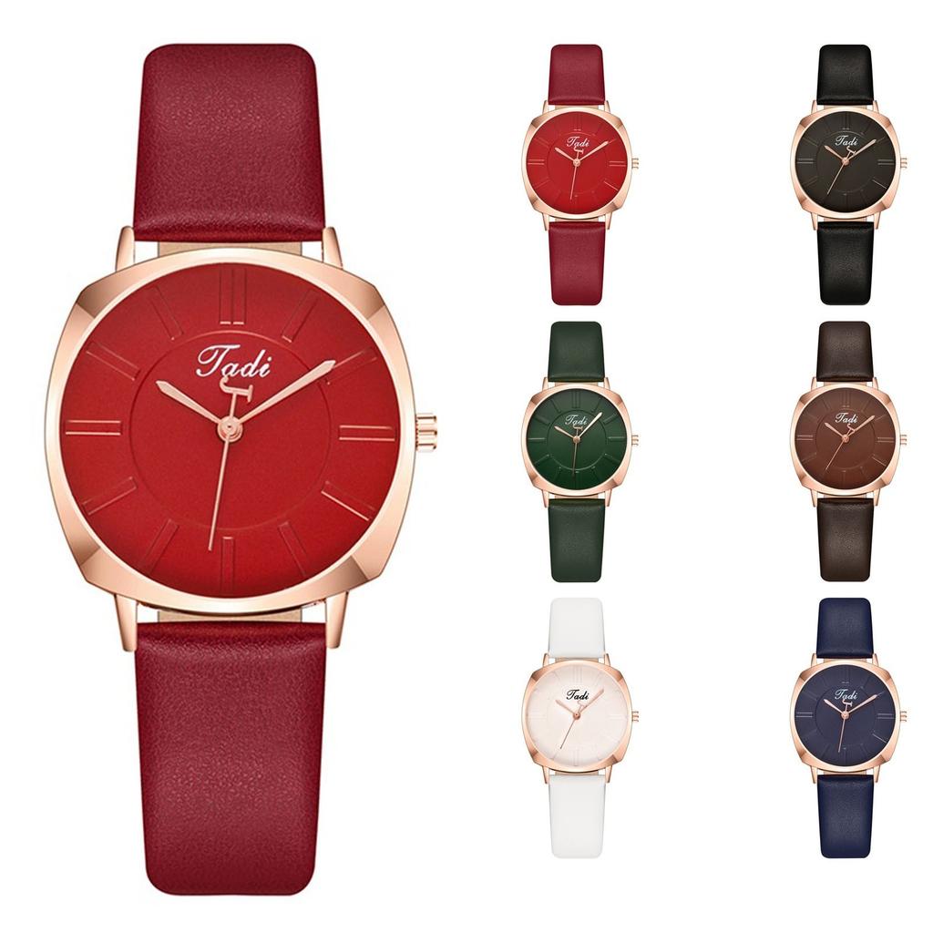 Dámské módní kožené hodinky