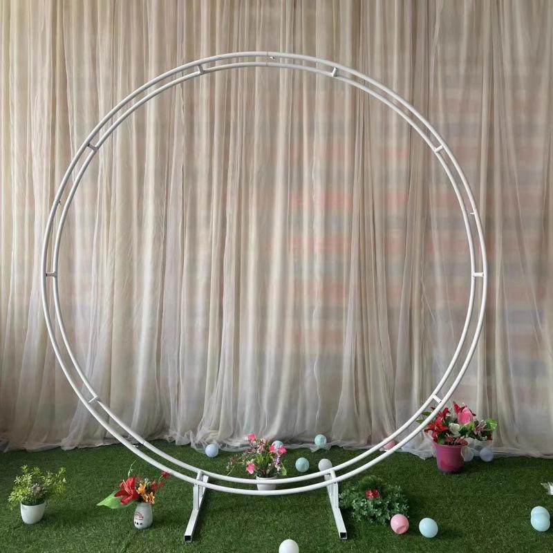 Round Iron Wedding Arch Frame - Flower Decoration