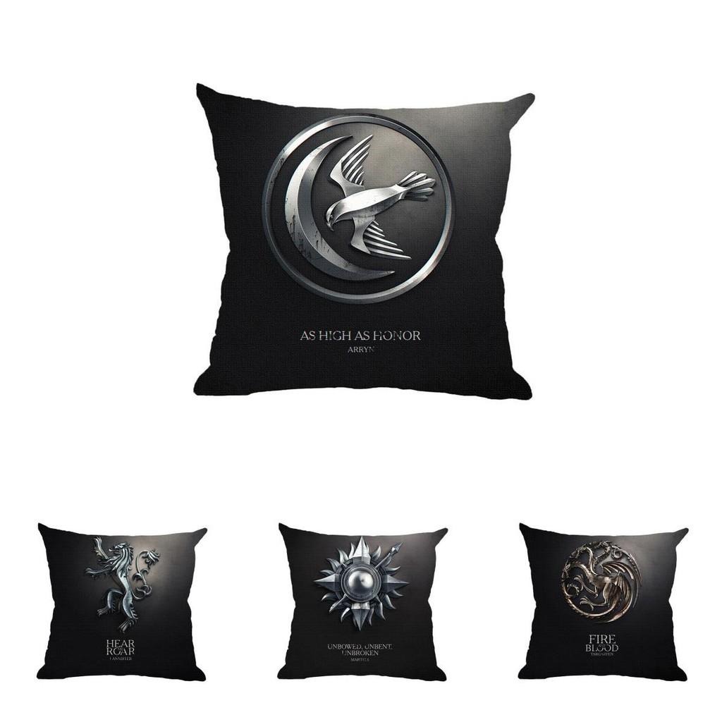 Luxurious Game Of Thrones Fire And Blood Throw Pillow Case For Elegant Home Decor
