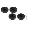4pcs RC Car Wheel Hex Hubs Wheel Adapter Black Fit for SCX10 1Celsius10 RC Crawler 1.9inch 2.2inch Wheel