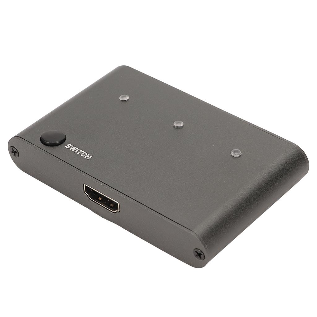 HD Multimedia Interface Switch 3in 1out 3Gbps Transmission 3 Port 4K Switcher Splitter for