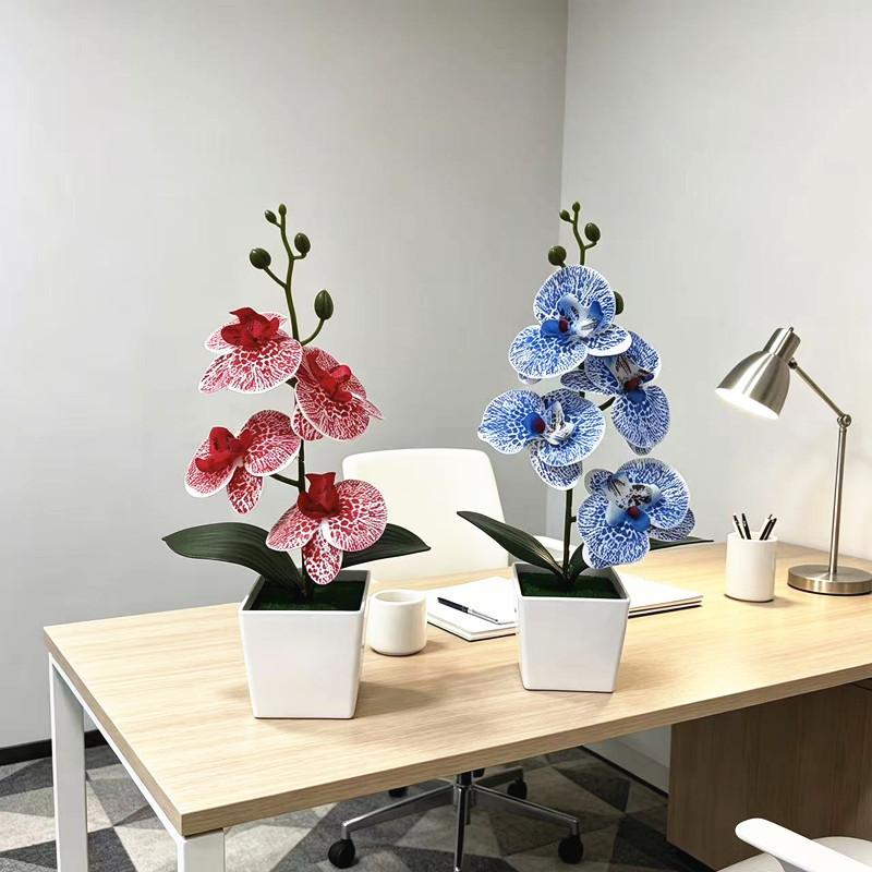 Butterfly Orchid Faux Plant With Plastic Material For Wedding Decor And Home Styling