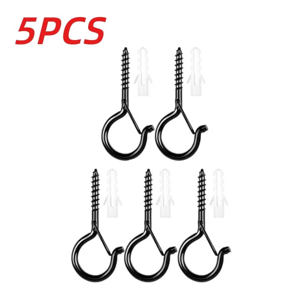 5/10 szt. Hak sprężynowy typu Q, klamra bezpieczeństwa, antypoślizgowa śruba do lampy wiszącej, hak bezpieczeństwa, mocna śruba nośna