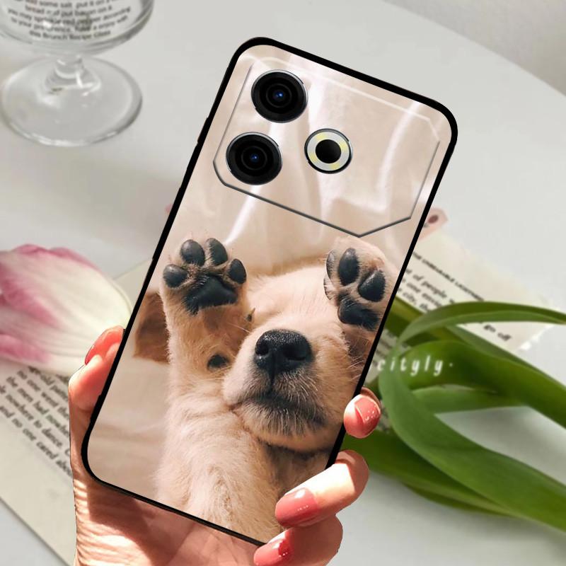 Für Tecno Pova 6 Neo Hülle Stoßfest Weiches TPU Silikon Handyhülle Für Tecno Pova 6 Neo Funda Pova6 Neo Capa Niedlicher Cartoon