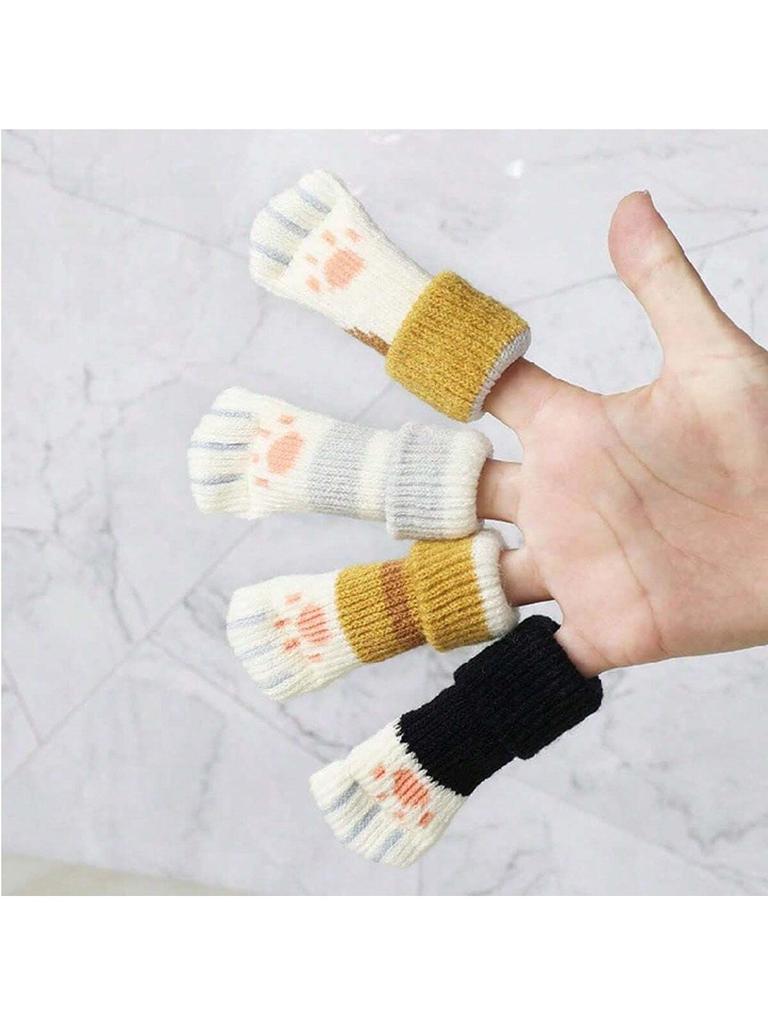 4-piece Set of Chair Leg Covers, Hardwood Floor Chair Leg Covers, Anti Cat Claw Chair Leg Covers, Floor Protection.