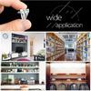 30pcs Clear Plastic 5mm Shelf Pins, 3/16 Cabinet Shelf Support Pegs for Kitchen Cabinets Bookcase Shelves Cupboard (Transparent)