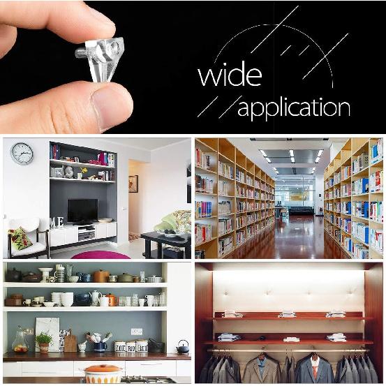 30pcs Clear Plastic 5mm Shelf Pins, 3/16 Cabinet Shelf Support Pegs for Kitchen Cabinets Bookcase Shelves Cupboard (Transparent)