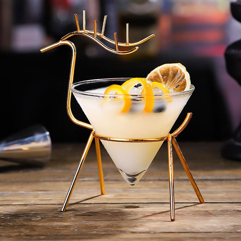 Creatieve Glazen Cocktailbeker Bar Mengbeker Set Martini Champagne Wijnbeker Vogel Lichaam Beer Wereldbol Drankbeker Feest