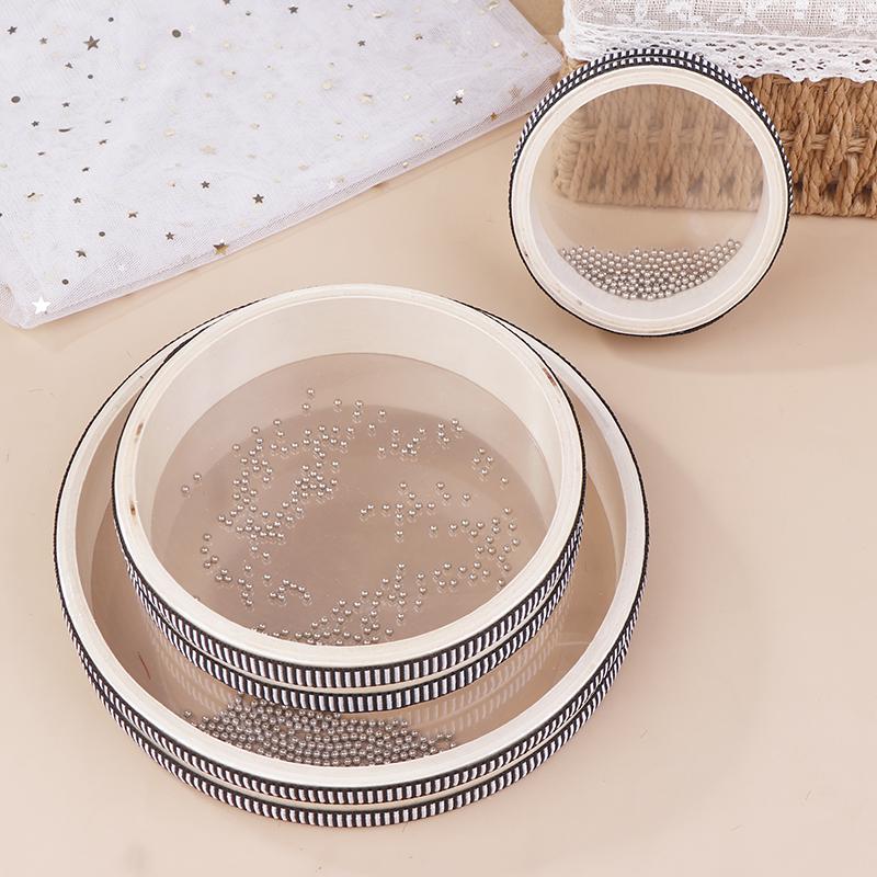 Dětský Montessori buben s korálky vlny, zvukový efekt oceánu, ruční buben pro dítě, hračky na perkuse pro rané učení, dárky pro miminko