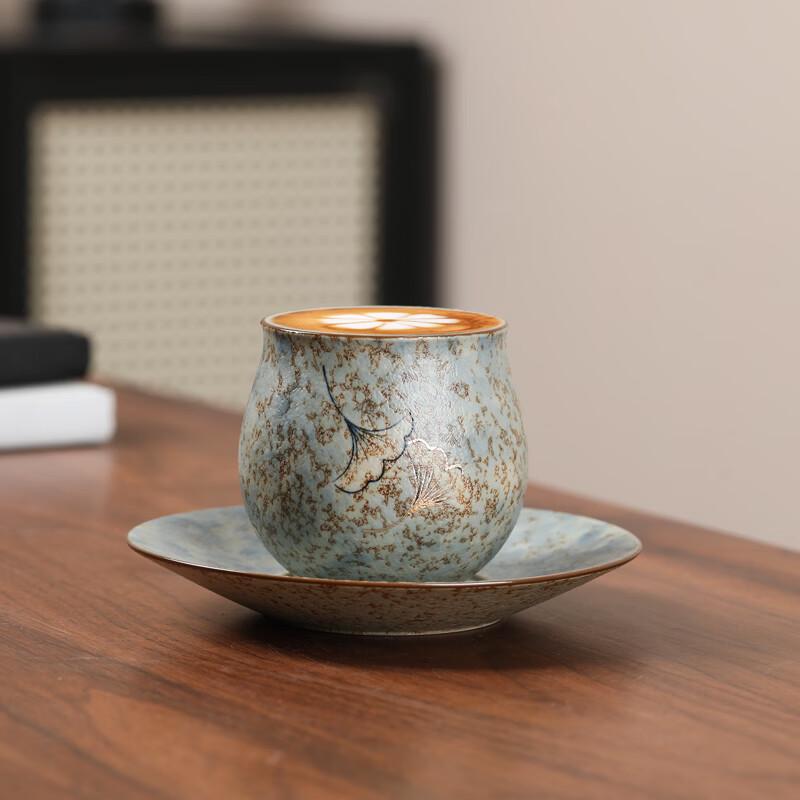 MULTIPOTENT Hand-Painted Ceramic Coffee Cup