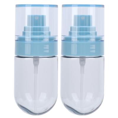 2 Stück Feinsprühflaschen Reisegröße Nachfüllbar Multifunktional Tragbar Leer Kleine Sprühflasche 50ml