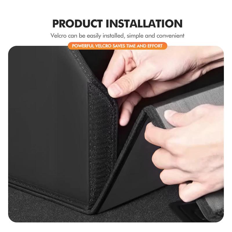 Tragbare Griff Auto Kofferraum Aufbewahrungstasche Wasserdicht PU-Leder Für Mitsubishi Outlander Lancer L200 ASX Pajero Grandis Eclipse